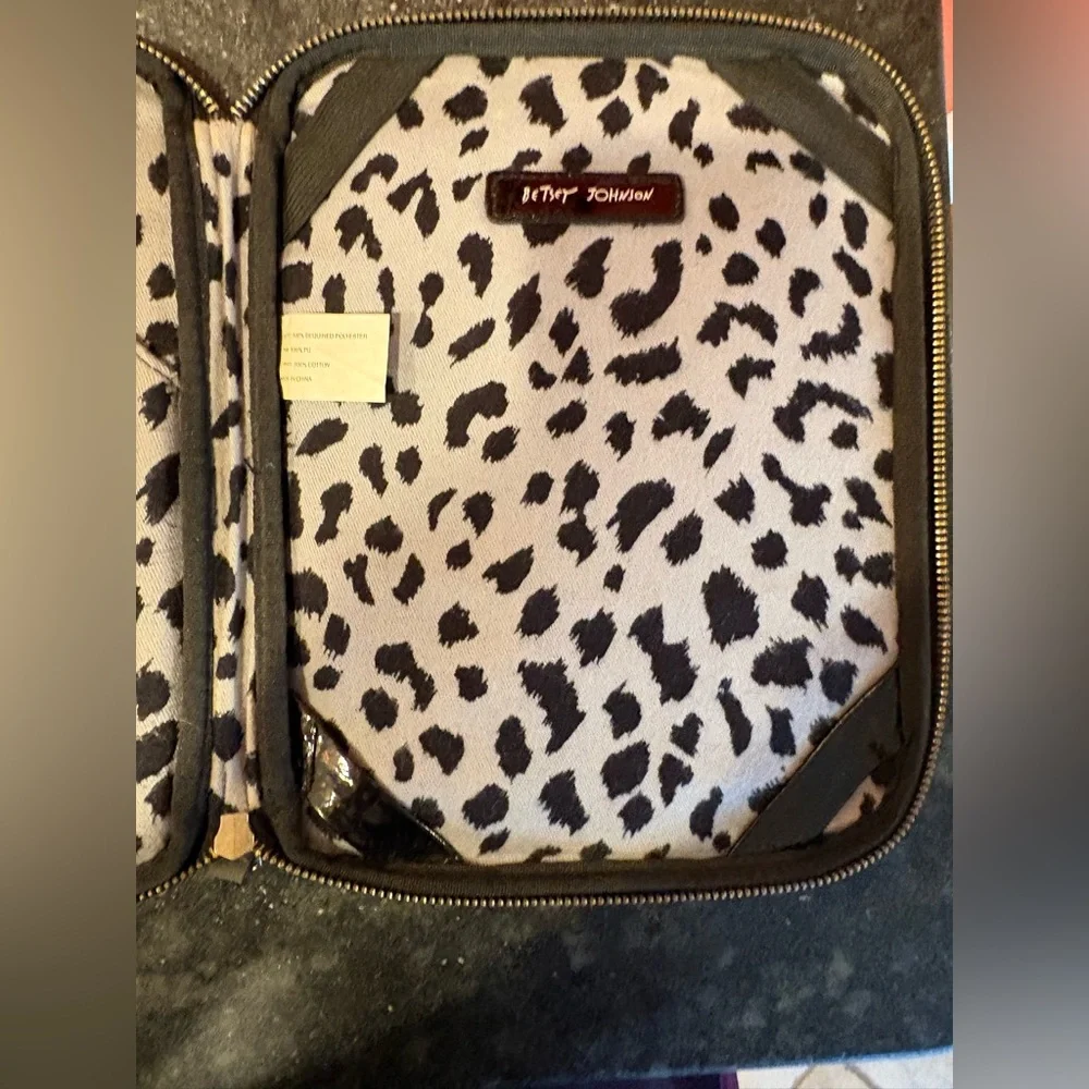 Betsey Johnson Red Floral Sequin Bag